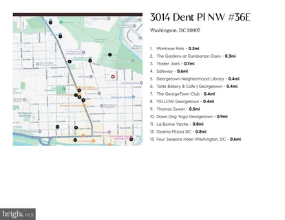 $889,500 | 3014 Dent Place Northwest, Unit 36E/46E, Washington, DC 20007