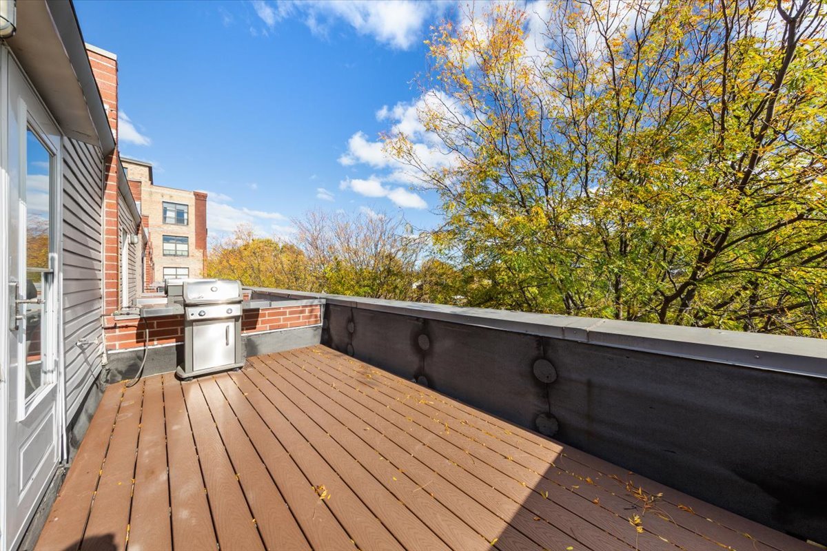1802 North Spaulding Avenue Chicago, IL 60647 - Photo 27 of 28 a view of roof deck with patio