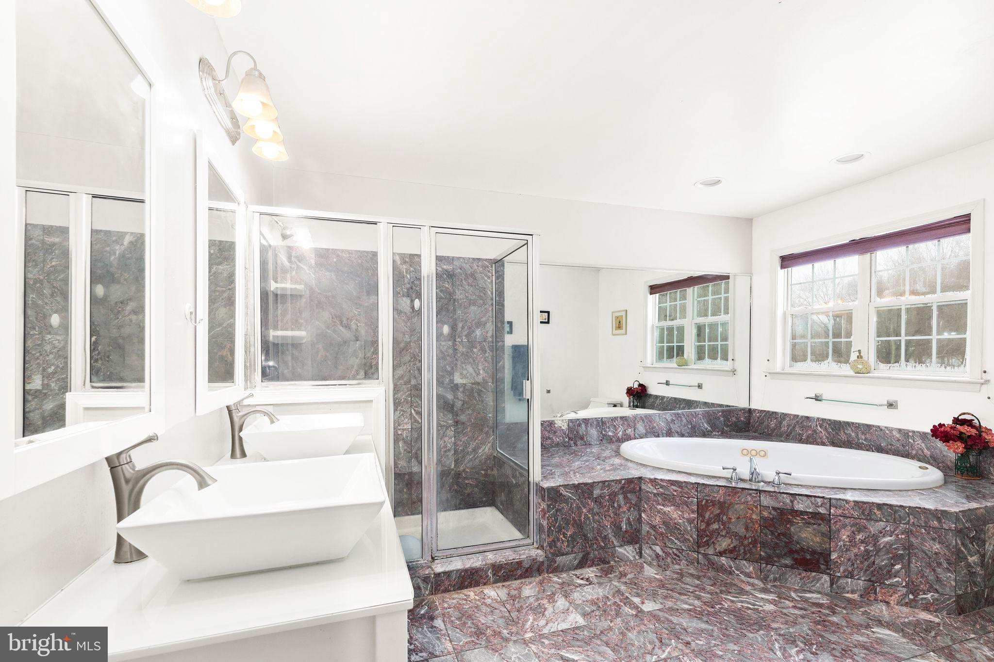 14217 Robcaste Road Phoenix, MD 21131 - Photo 24 of 54 Master Bathroom w/marble