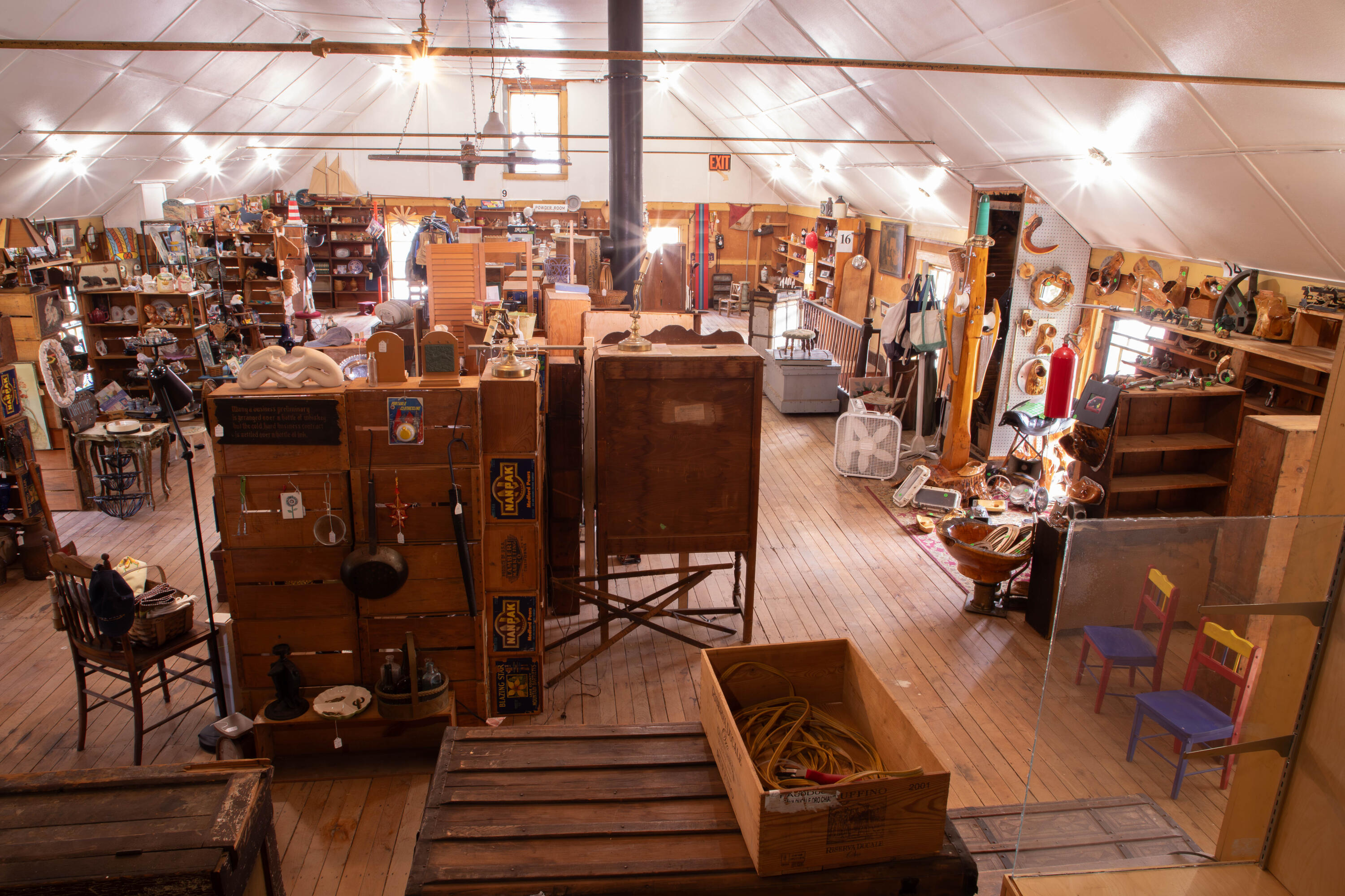 57 Main Street Liberty, ME 04949 - Photo 20 of 23 3rd floor stage view