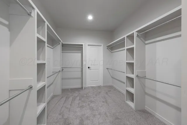 a view of walk in closet