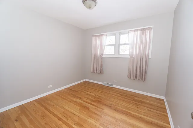 an empty room with window