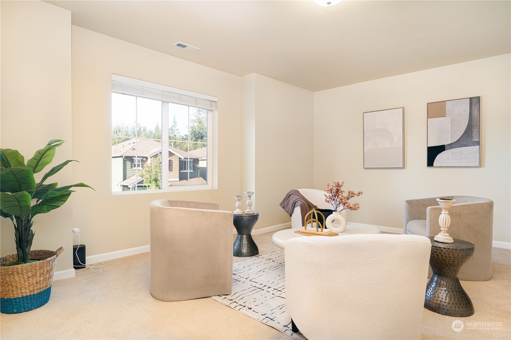 3326 177th Place Southeast Bothell, WA 98012 - Photo 16 of 26 a living room with furniture and a window