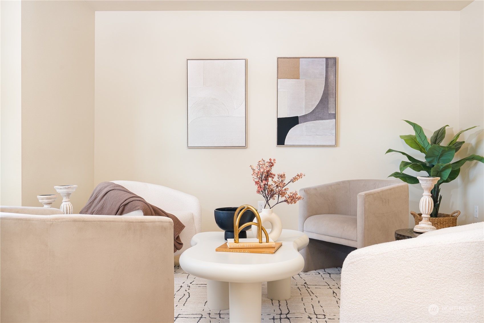 3326 177th Place Southeast Bothell, WA 98012 - Photo 17 of 26 a living room with furniture and a potted plant