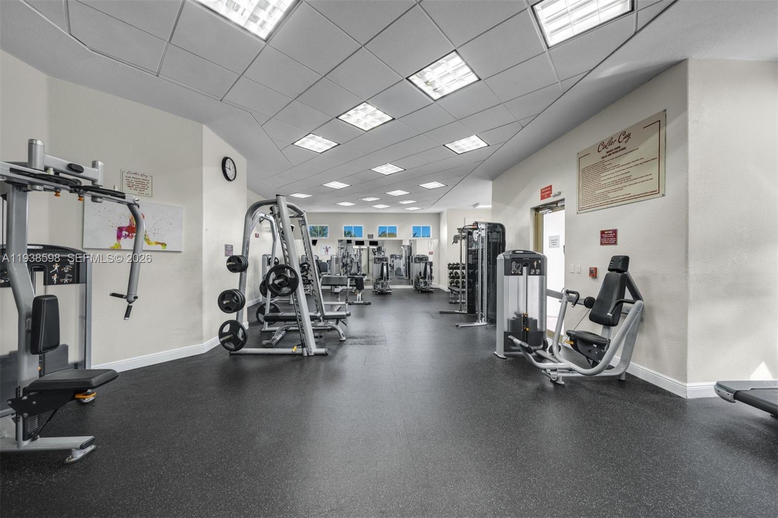 7548 Southwest 190th Street Cutler Bay, FL 33157 - Photo 49 of 53 a view of a room with gym equipment