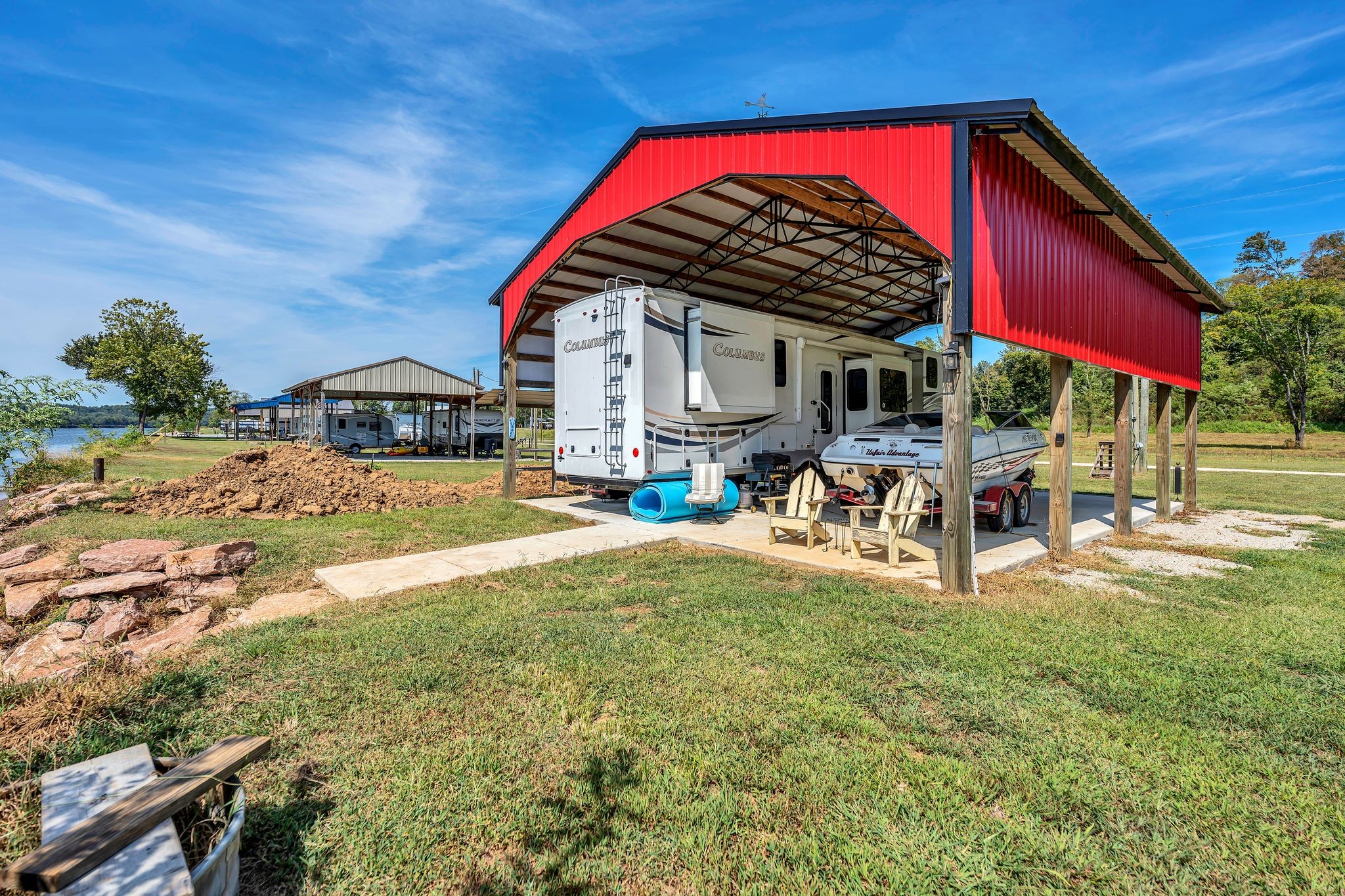 894 Lexi Lane Clifton, TN 38425 - Photo 19 of 35 a view of a house with backyard porch and sitting area