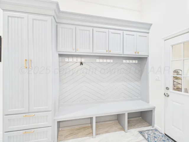 a close view of wooden cabinets