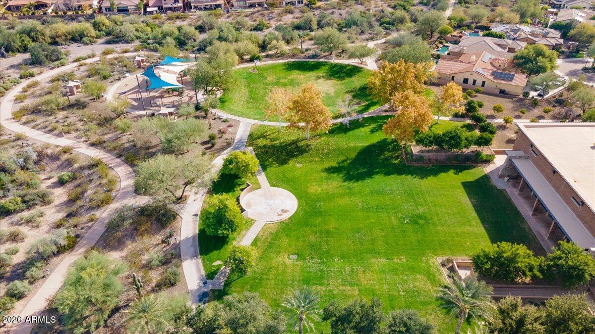 12731 West Eagle Ridge Lane Peoria, AZ 85383 - Photo 39 of 88 an aerial view of residential houses with outdoor space and trees