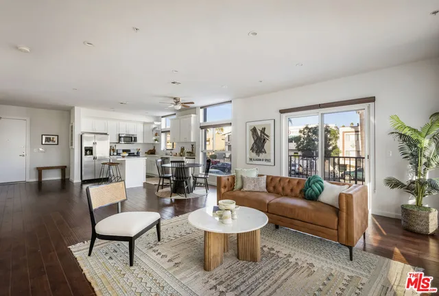 a view of a living room