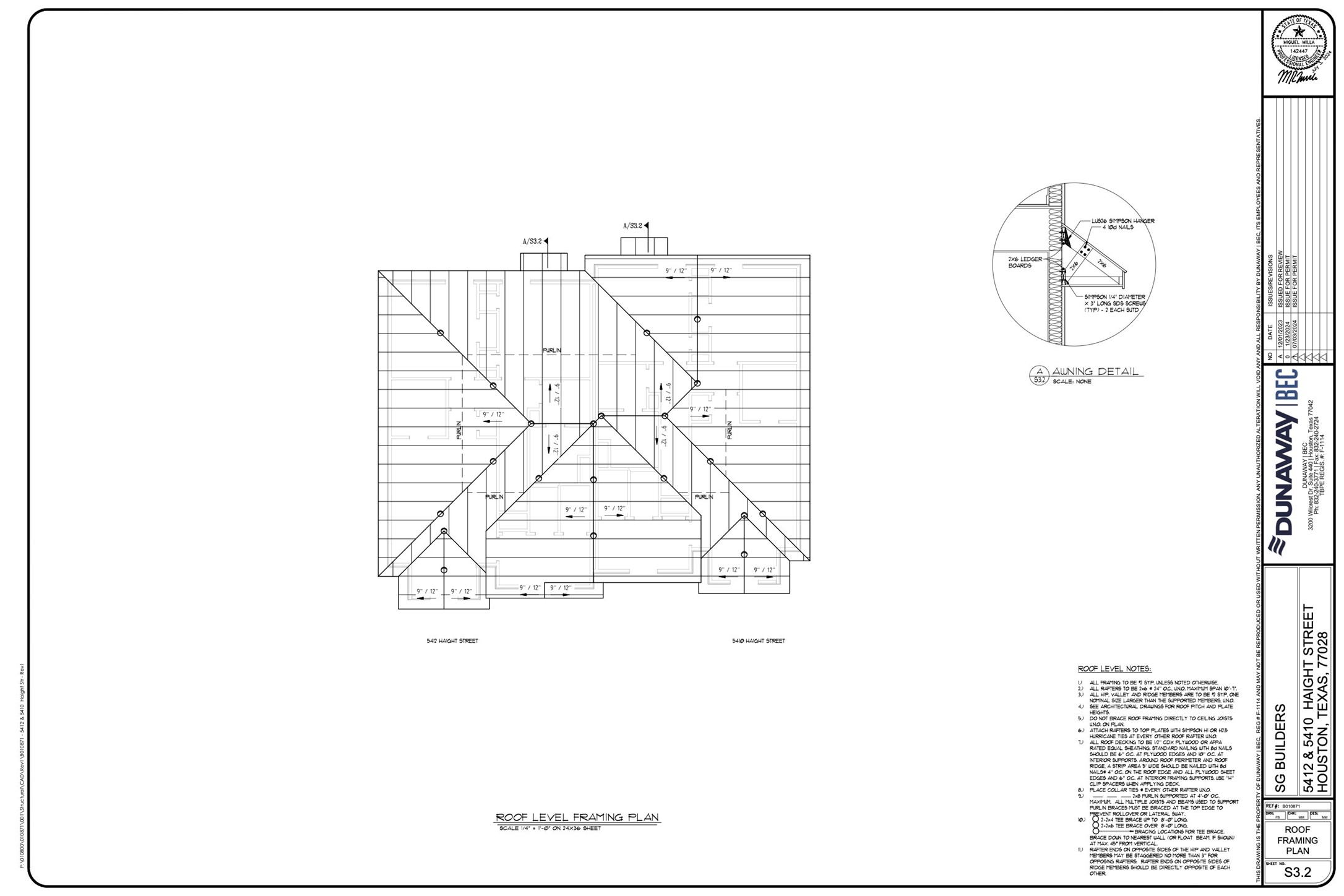 5416 Haight Street Houston, TX 77028 - Photo 4 of 10 a black and white photo of a room