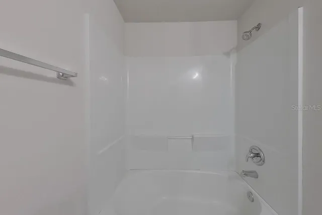 a close up of a bathtub