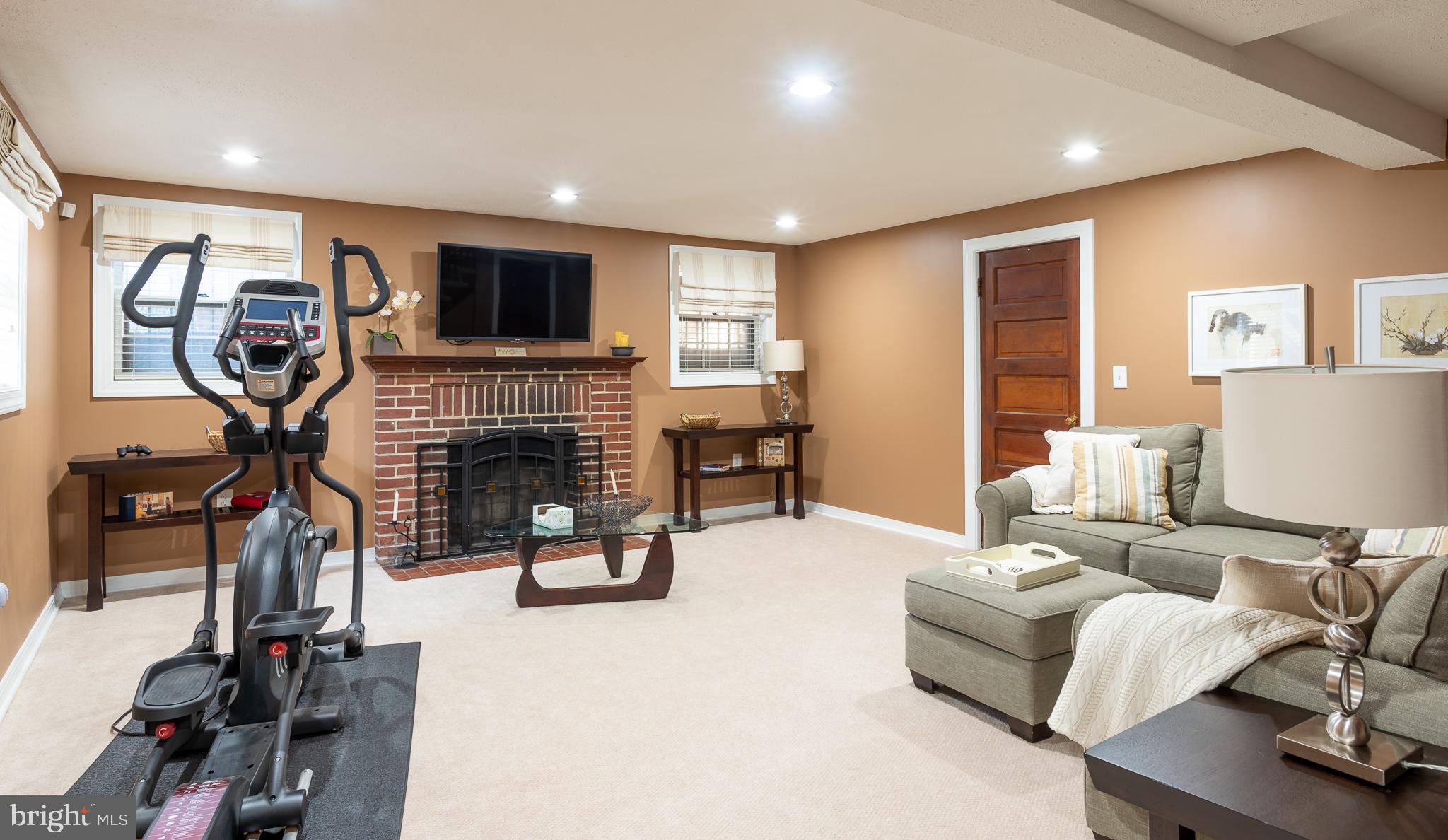 5925 16th Street Northwest Washington, DC 20011 - Photo 23 of 29 Large, comfortable family room in basement