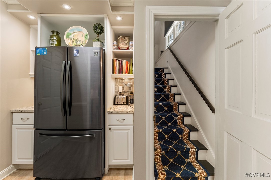 200 St Georges Boulevard Williamsburg, VA 23185 - Photo 24 of 49 Kitchen with light stone counters, recessed lighti