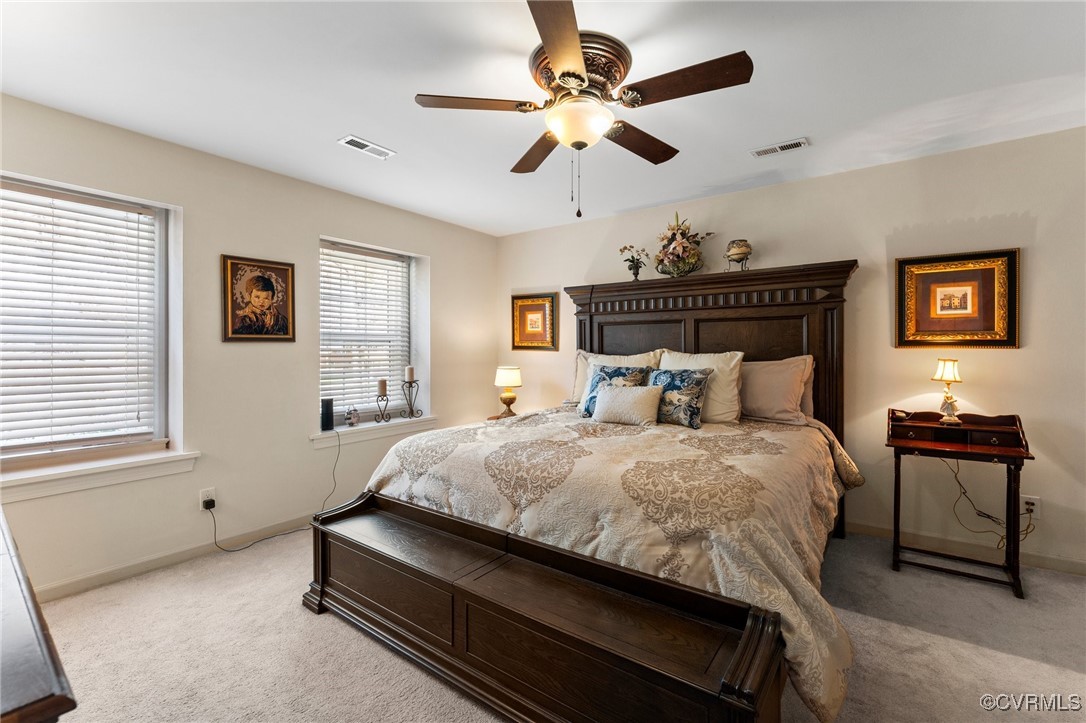 200 St Georges Boulevard Williamsburg, VA 23185 - Photo 29 of 49 Carpeted bedroom featuring visible vents, baseboar