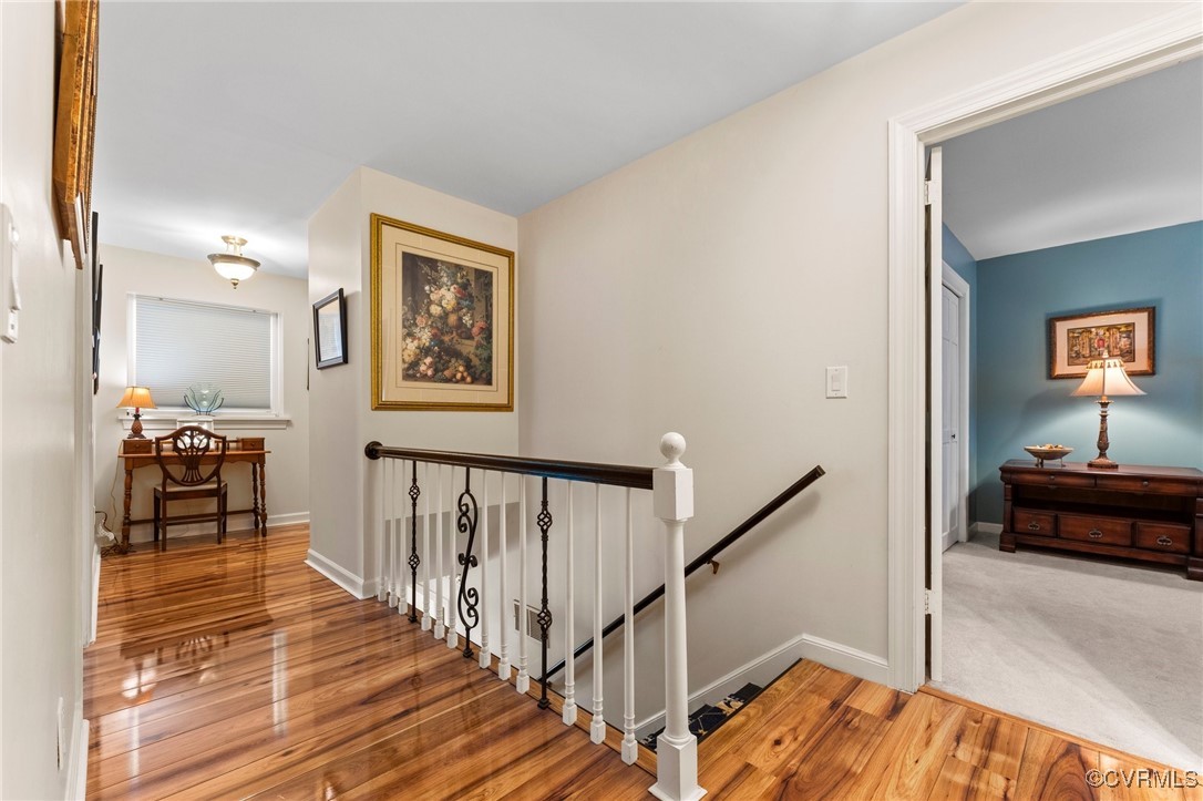 200 St Georges Boulevard Williamsburg, VA 23185 - Photo 33 of 49 Staircase featuring baseboards and wood finished f