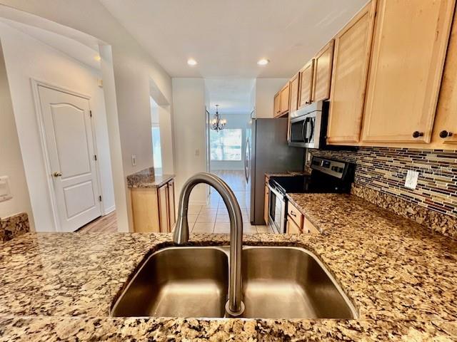 15609 Stable Run Drive Spring Hill, FL 34610 - Photo 7 of 37 a close view of sink and tap