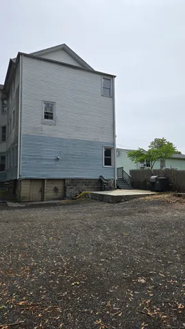 a house view with a backyard space