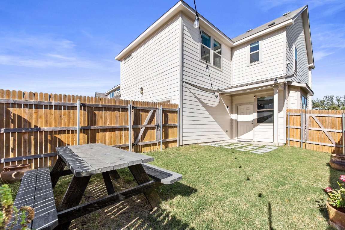 2429 Acoma Lane Leander, TX 78641 - Photo 37 of 39 a view of a house with backyard and sitting area