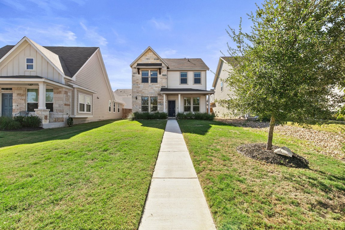 2429 Acoma Lane Leander, TX 78641 - Photo 8 of 39 a view of a front of house with a yard