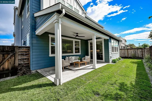 a view of outdoor space with a garden