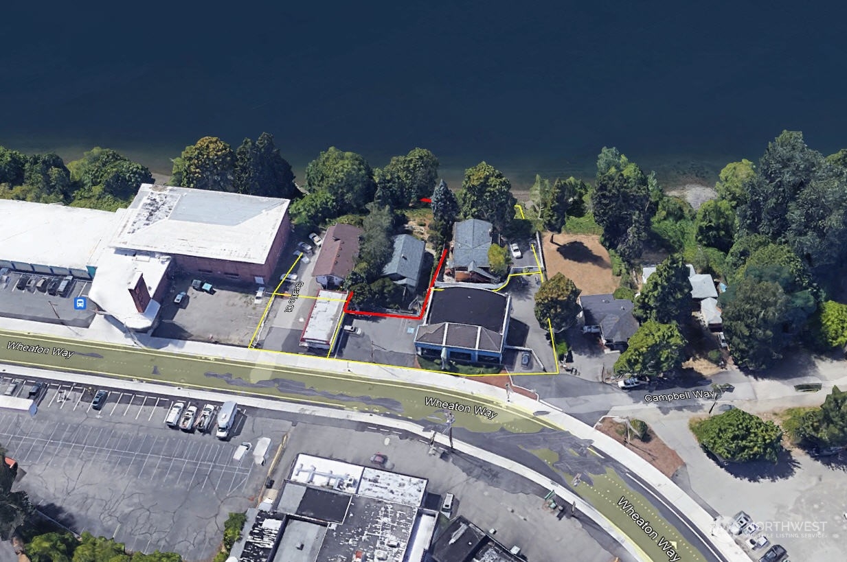 2325 Wheaton Way Bremerton, WA 98310 - Photo 3 of 34 an aerial view of a house with a yard basket ball court and outdoor seating