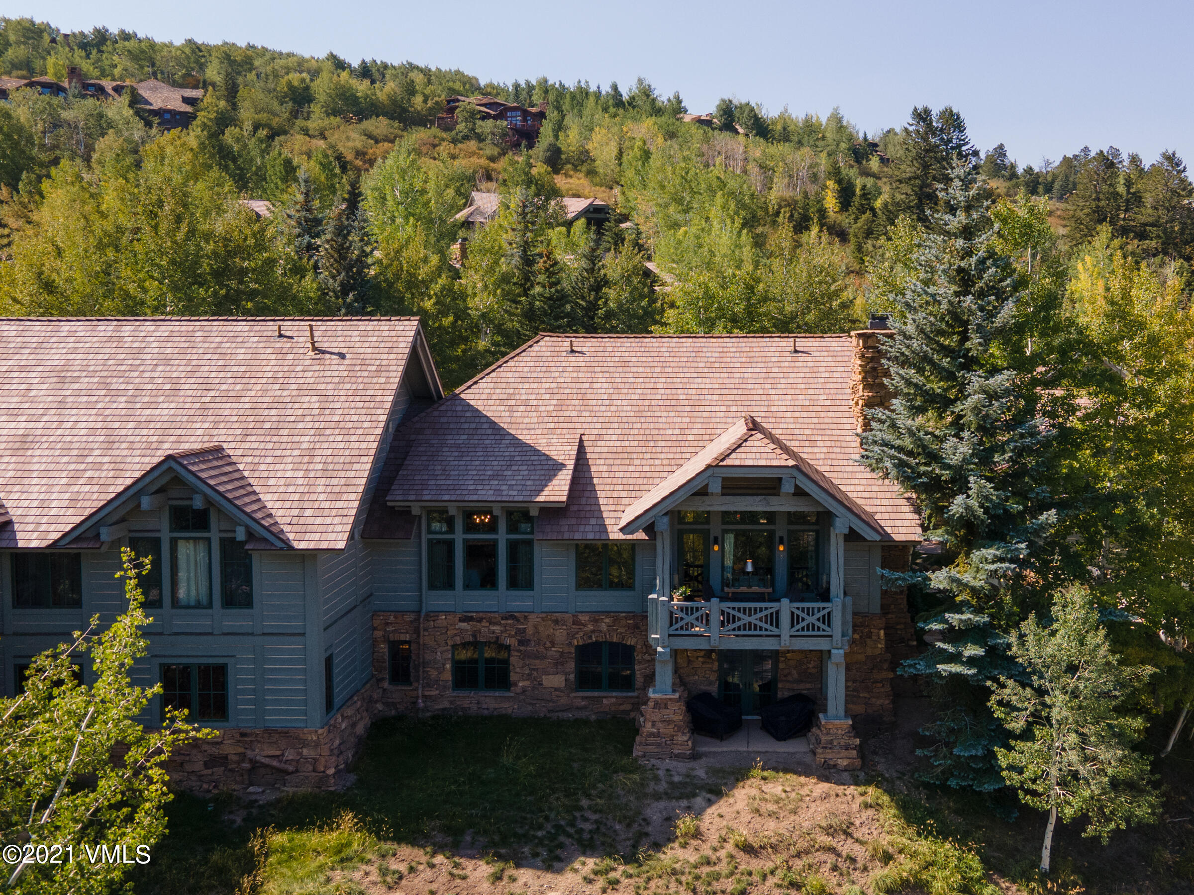 264 Bachelor Ridge Road Avon, CO 81620 - Photo 18 of 21 a aerial view of house with a yard