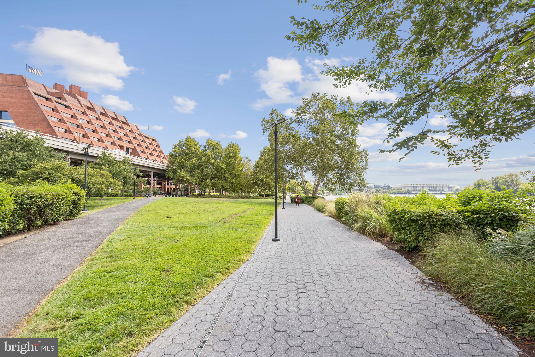 3299 K Street Northwest, Unit 304 Washington, DC 20007 - Photo 30 of 31 a view of a pathway with a yard