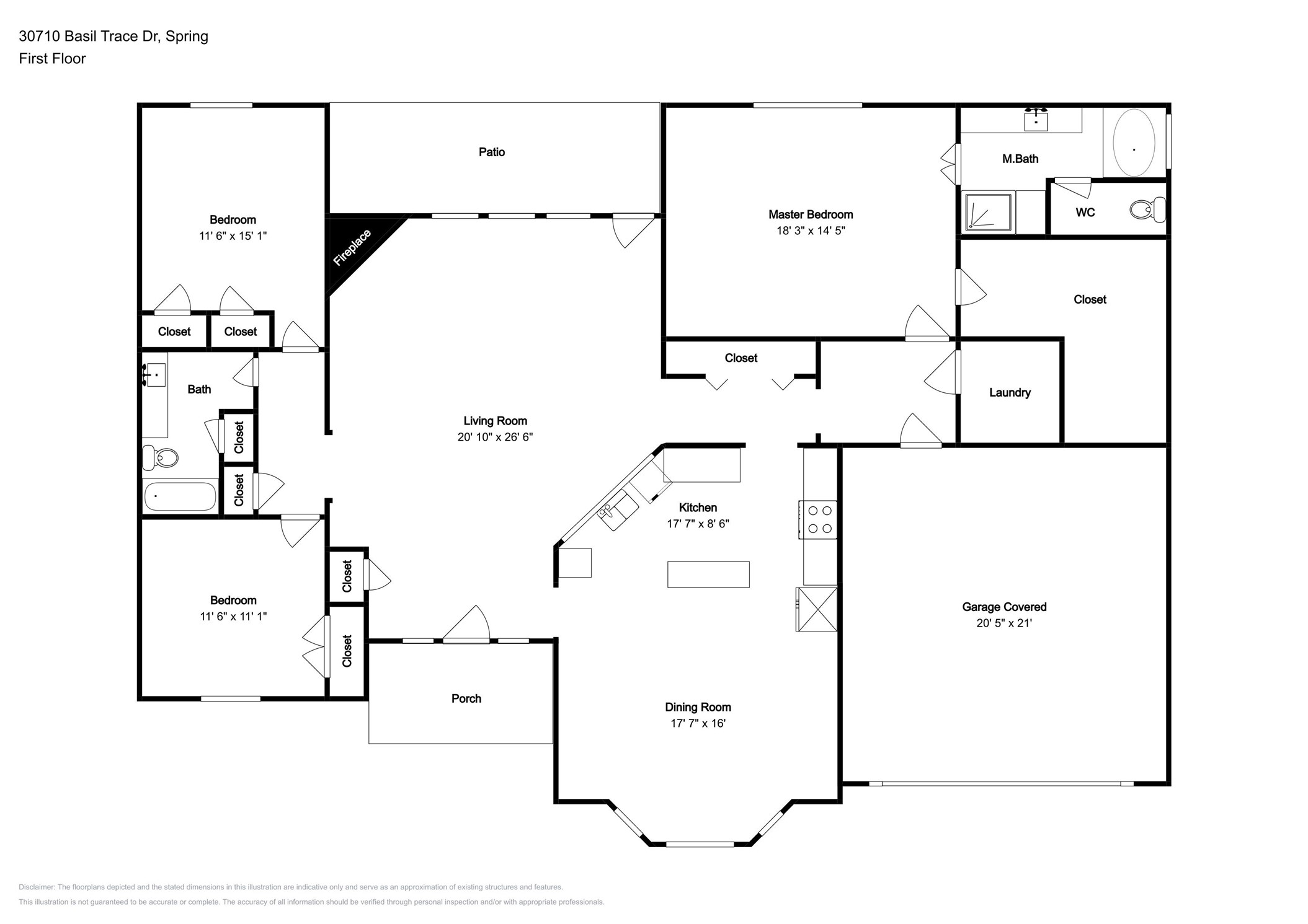 30710 Basil Trace Drive Spring, TX 77386 - Photo 18 of 18 a picture of a wall with a white and white photo