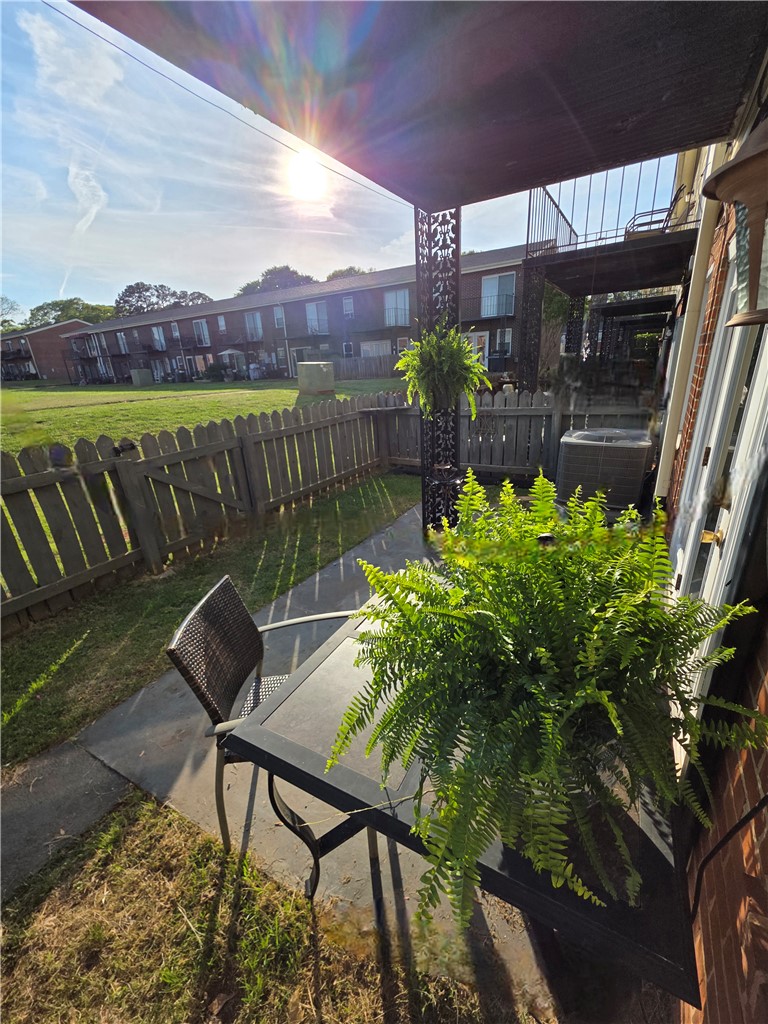 500 Concord Road, Unit C3 Anderson, SC 29621 - Photo 11 of 17 This patio offers a private outdoor retreat with a fence.