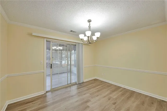 wooden floor in an empty room