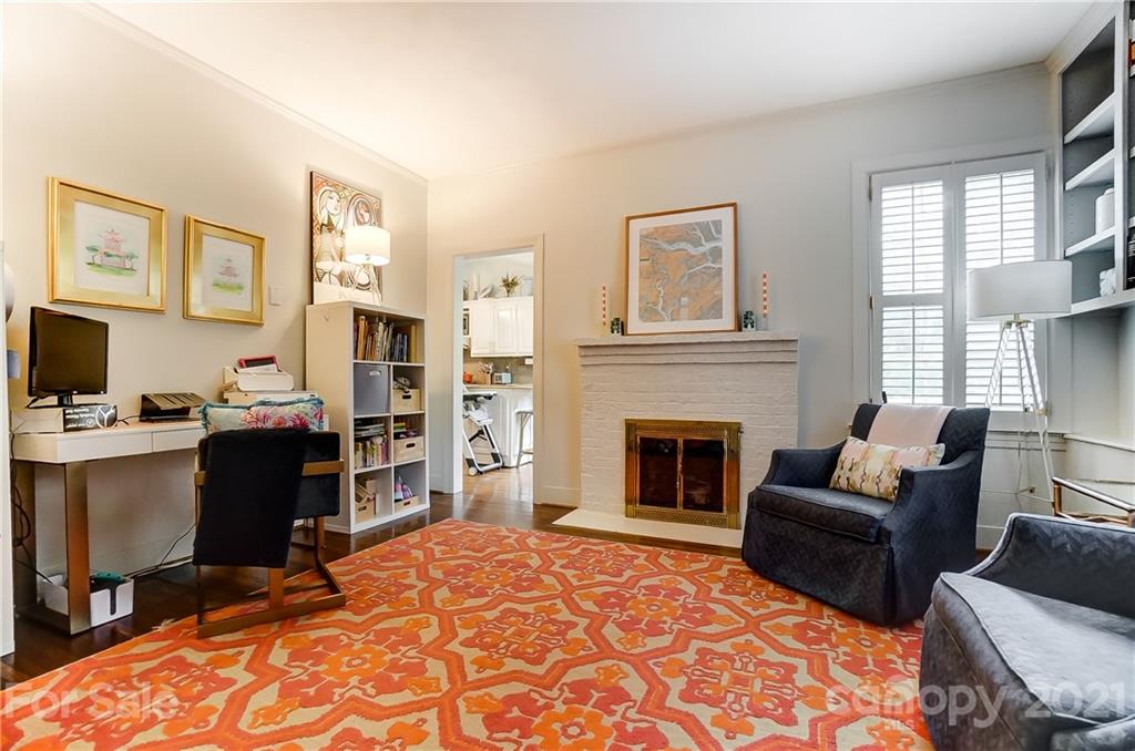 2610 Providence Road Charlotte, NC 28211 - Photo 10 of 37 a living room with furniture window and fireplace
