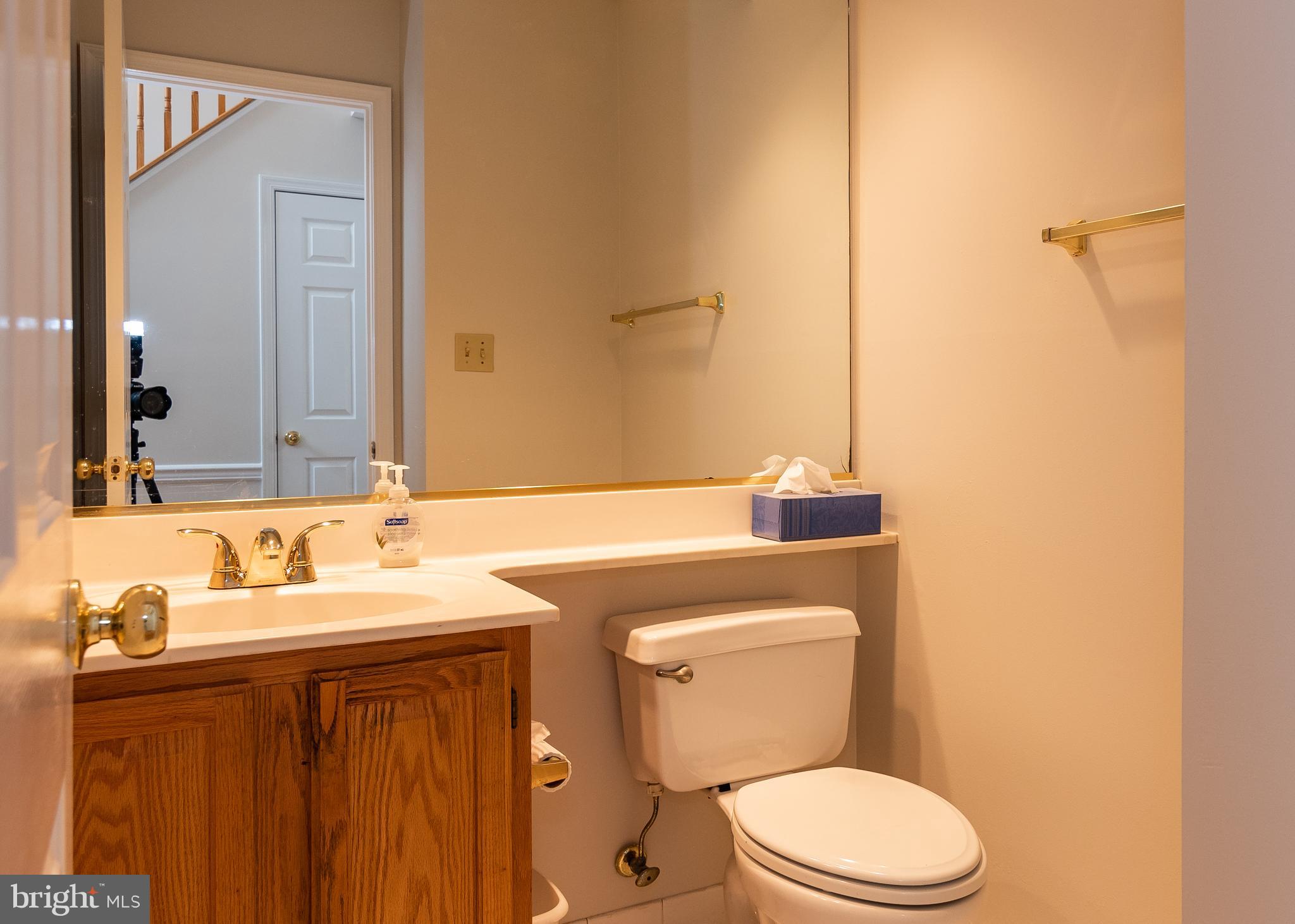 Powder room on main level