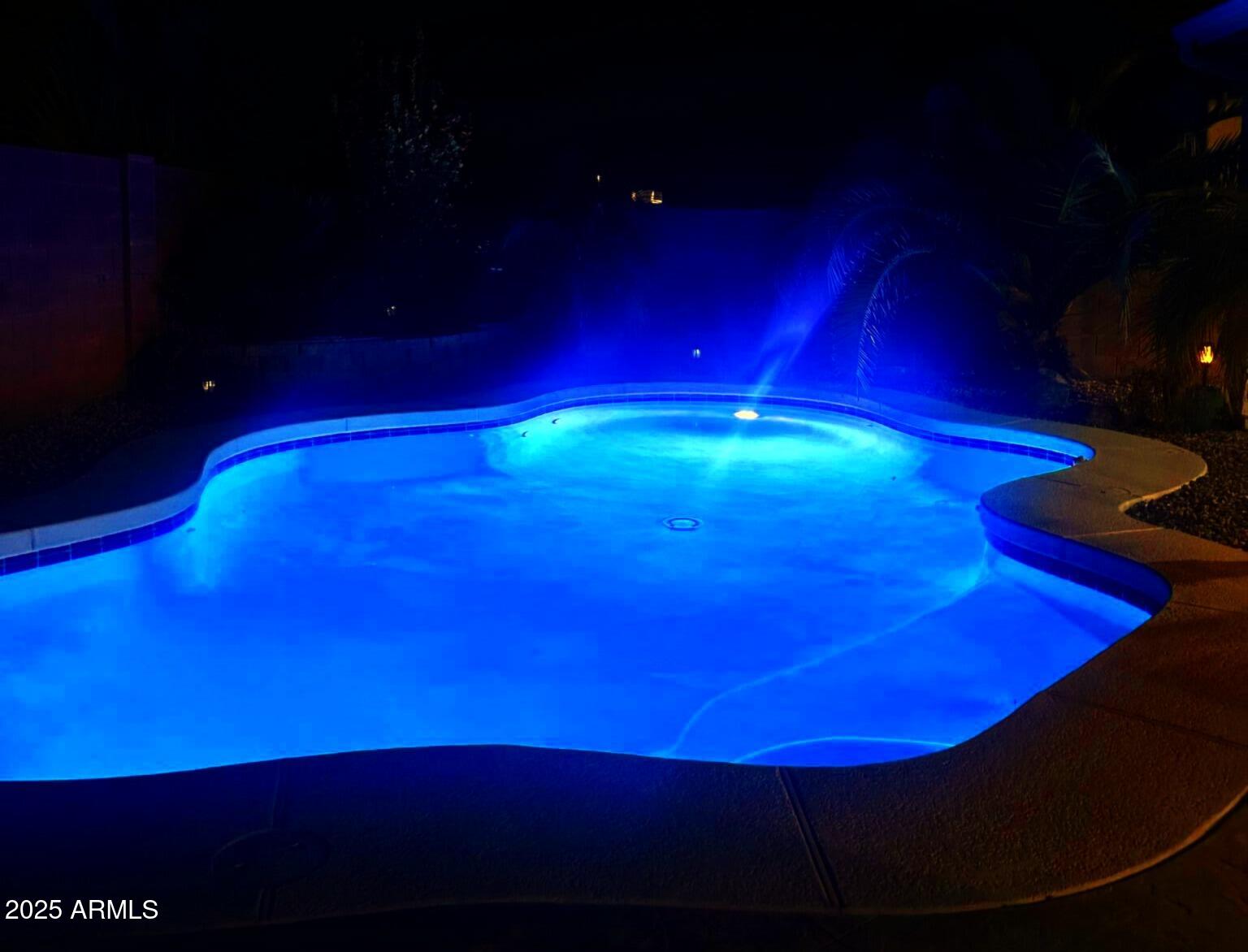 43615 Roth Road Maricopa, AZ 85138 - Photo 24 of 48 Roth Pool Night