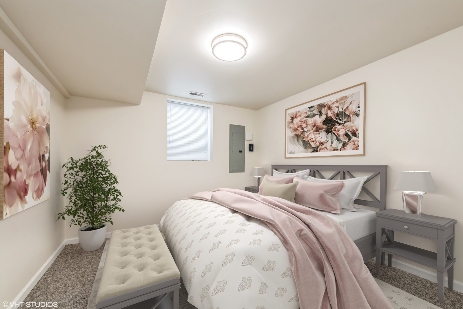 189 Old Sutton Road Barrington Hills, IL 60010 - Photo 13 of 24 a bedroom with a large bed and a couch