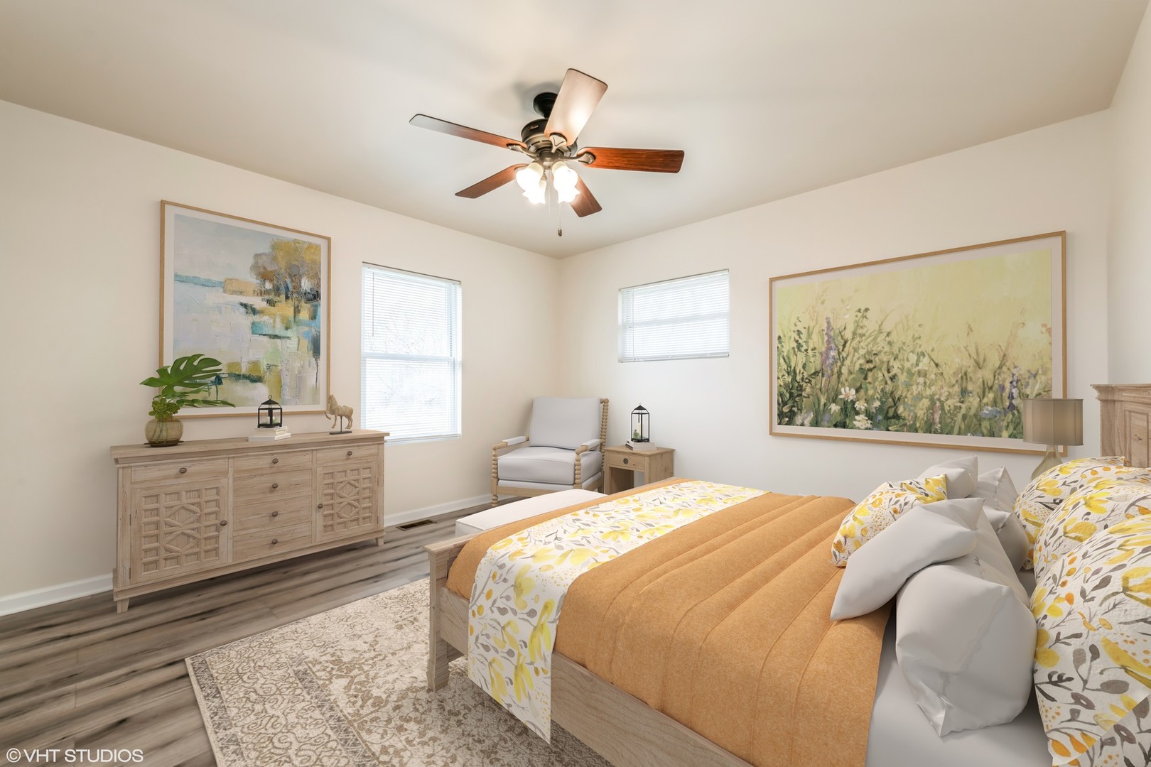 189 Old Sutton Road Barrington Hills, IL 60010 - Photo 9 of 24 a bedroom with a large bed and a window