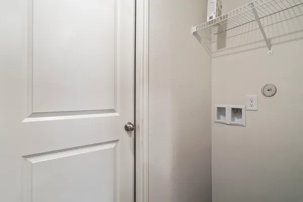 a view of a closet