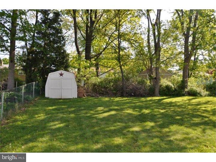 739 Spruce Road Warminster, PA 18974 - Photo 18 of 19 a backyard of a house with large trees and plants