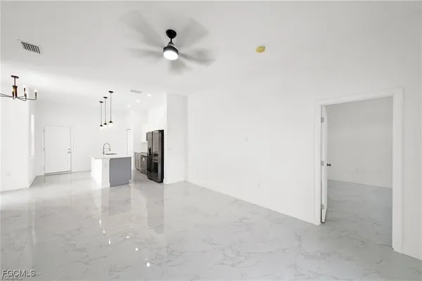 en view interior of the house