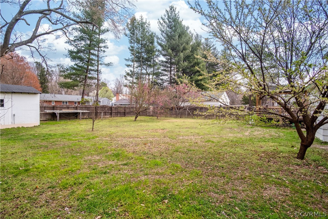 7466 Studley Road Mechanicsville, VA 23116 - Photo 11 of 34 a backyard of a house with a table and chairs