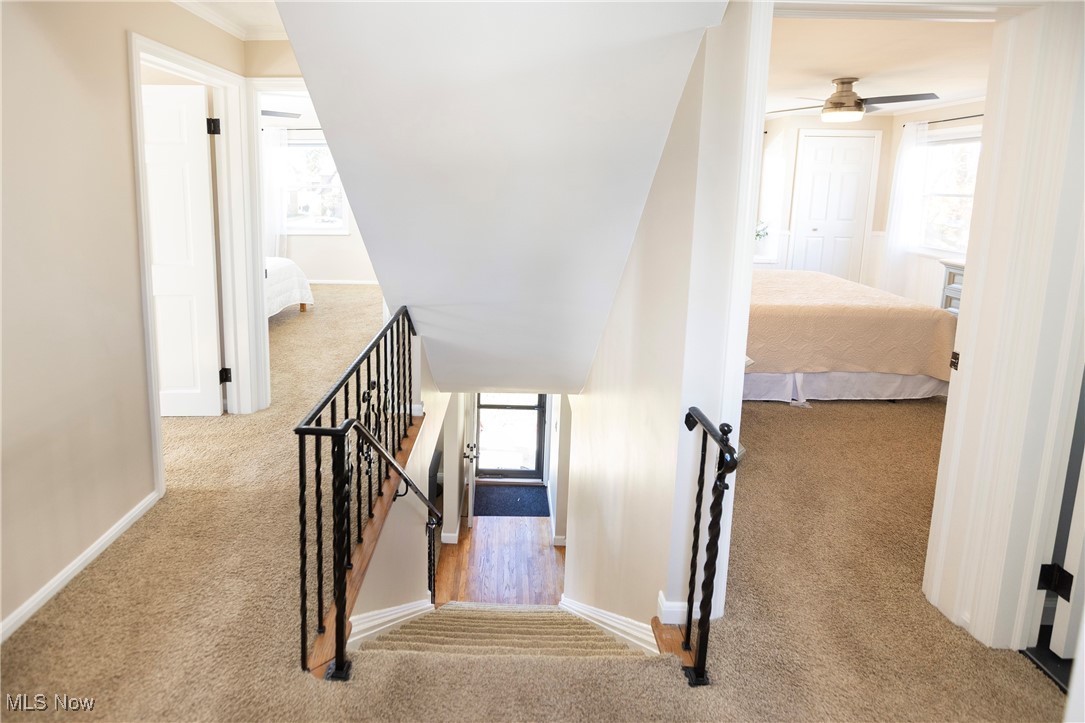 2783 Hampton Road Rocky River, OH 44116 - Photo 22 of 41 Perfectly vintage wrought iron stair rail bring the entry way alive!