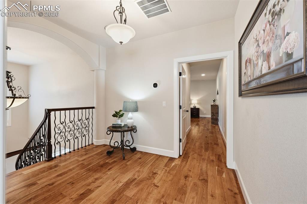 5039 Stonehill Road Colorado Springs, CO 80918 - Photo 26 of 50 a view of a room with wooden floor