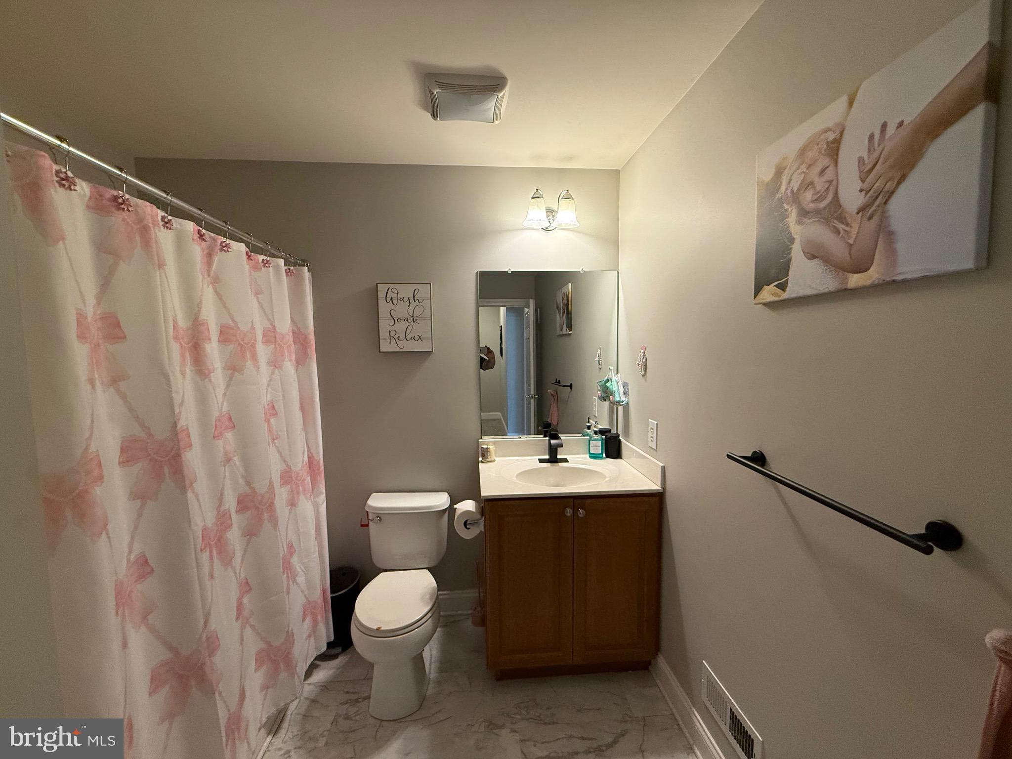 27 Bishop Pine Road Barto, PA 19504 - Photo 15 of 20 a bathroom with a granite countertop sink toilet and shower