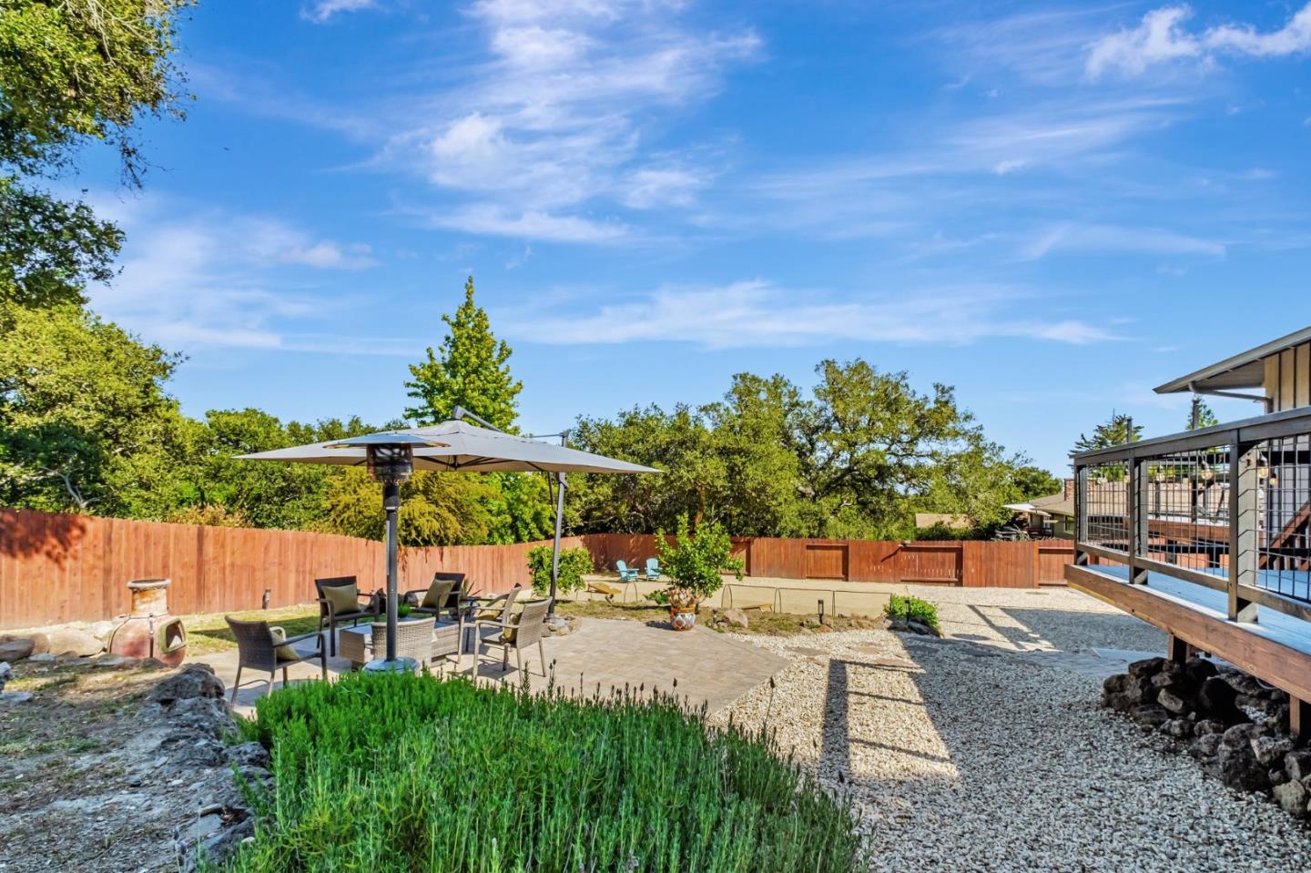 770 Graham Hill Road Santa Cruz, CA 95060 - Photo 73 of 83 a view of a backyard with sitting area