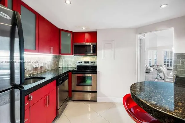 a view of balcony with door