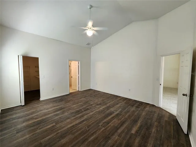 wooden floor in an empty room