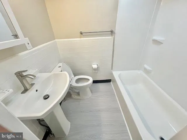 a view of a room with windows