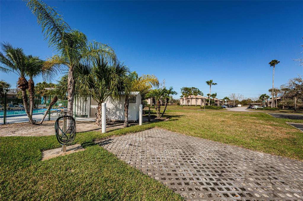 103 Lakeview Place, Unit 3 Oldsmar, FL 34677 - Photo 53 of 54 a view of a backyard with a slide