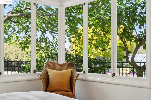 a outdoor living space with furniture and garden view
