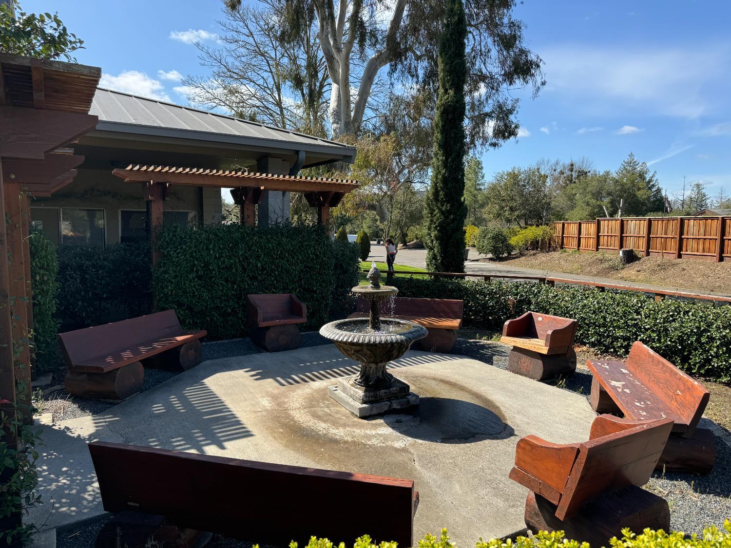 192 Mosshill Court Santa Rosa, CA 95409 - Photo 30 of 31 a view of a patio with couches table and chairs and potted plants