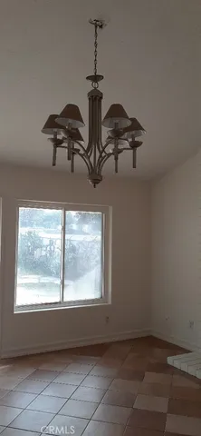 a hallway with windows